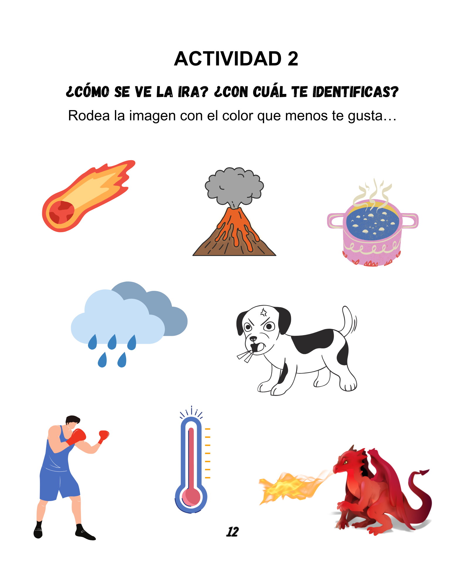 Familia trabajando emociones con libro